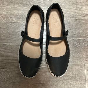 ASOS black Mary Jane espadrilles